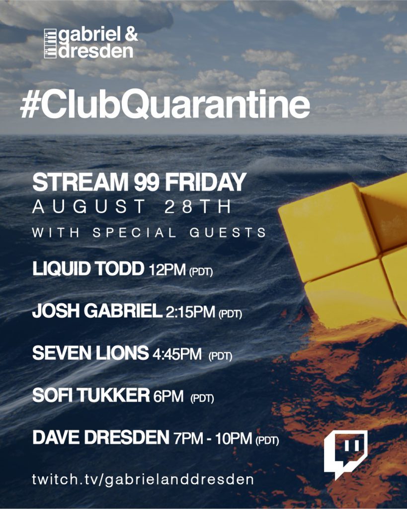 Gabriel & Dresden Club Quarantine 99 Lineup
