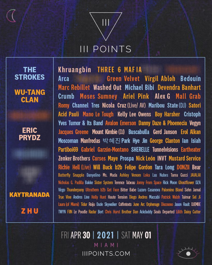 III Points Festival 2021 Lineup