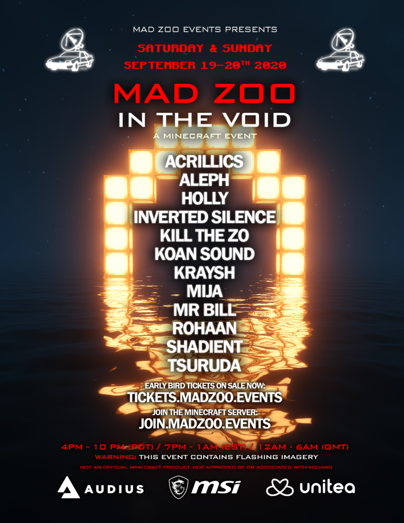 Mad Zoo In The Void Lineup