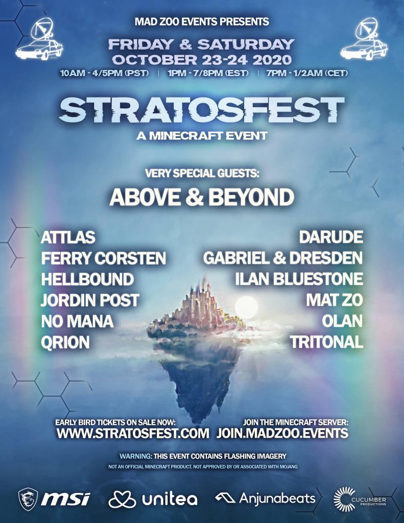 Mad Zoo Events Stratofest Lineup