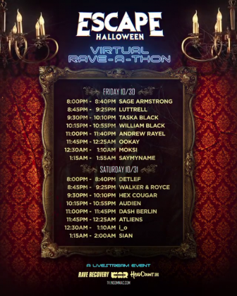 Get Spooky During the Escape Halloween Virtual Rave-A-Thon [Watch ...