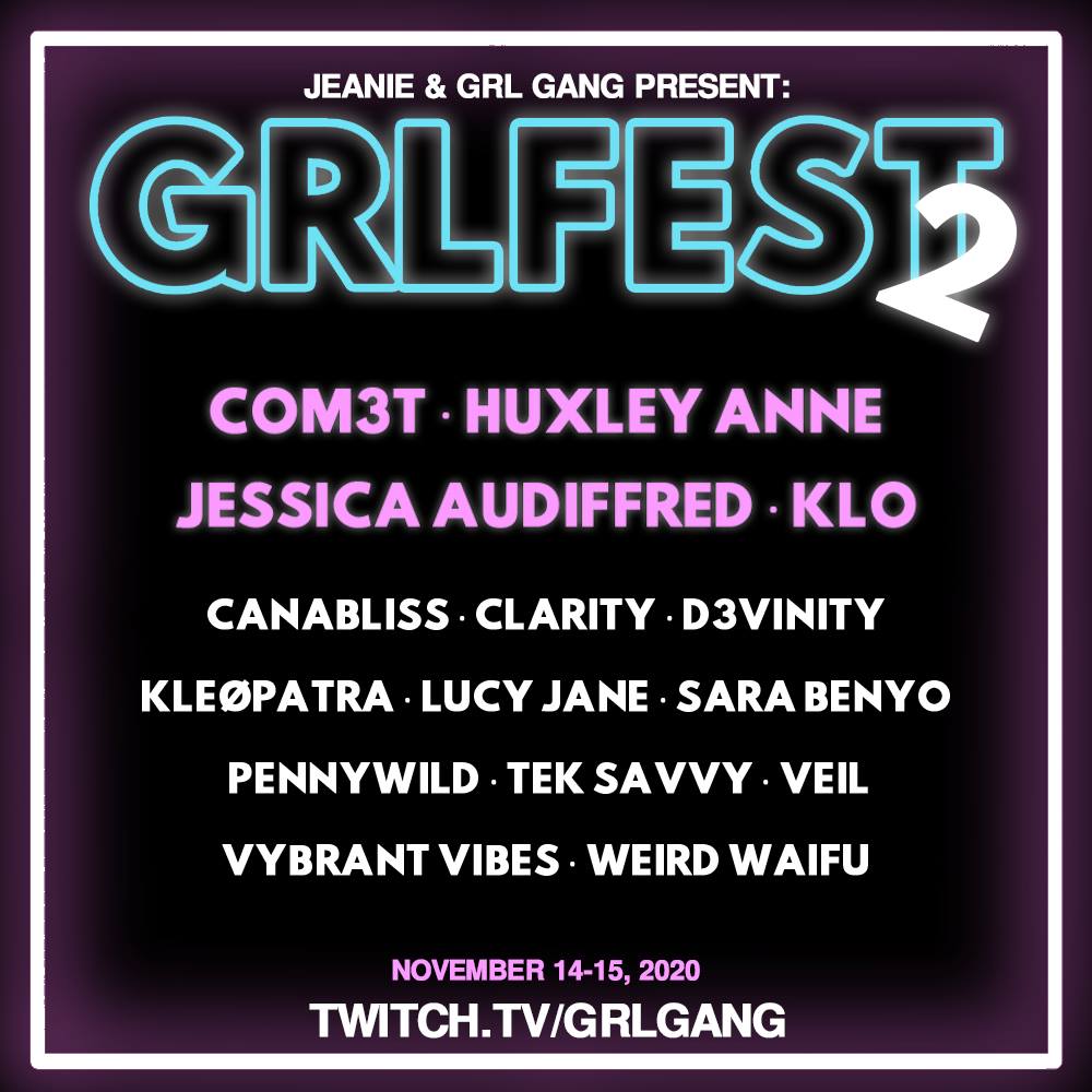 GRL GANG GRLFEST 2 Lineup