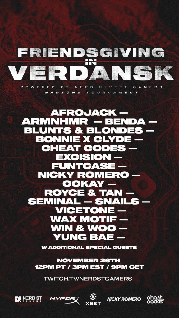 Friendsgiving In Verdansk Call Of Duty Lineup