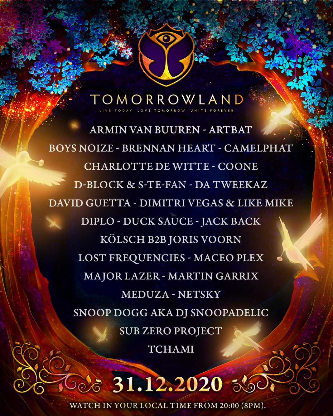 Tomorrowland Announces Lineup for NYE Virtual Festival EDM Identity