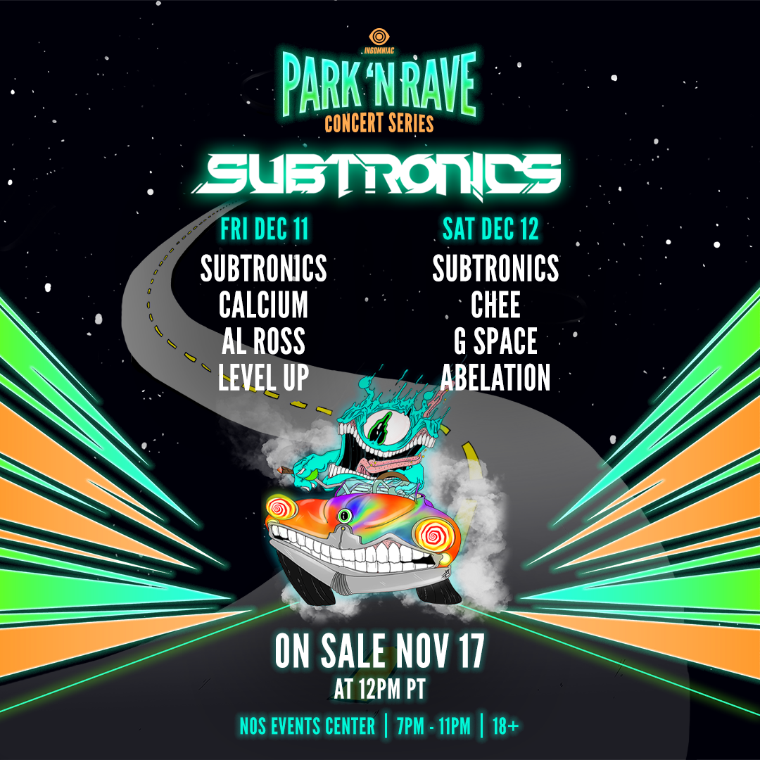 Bassrush Announces Two Nights of Subtronics at the Park N Rave | EDM ...