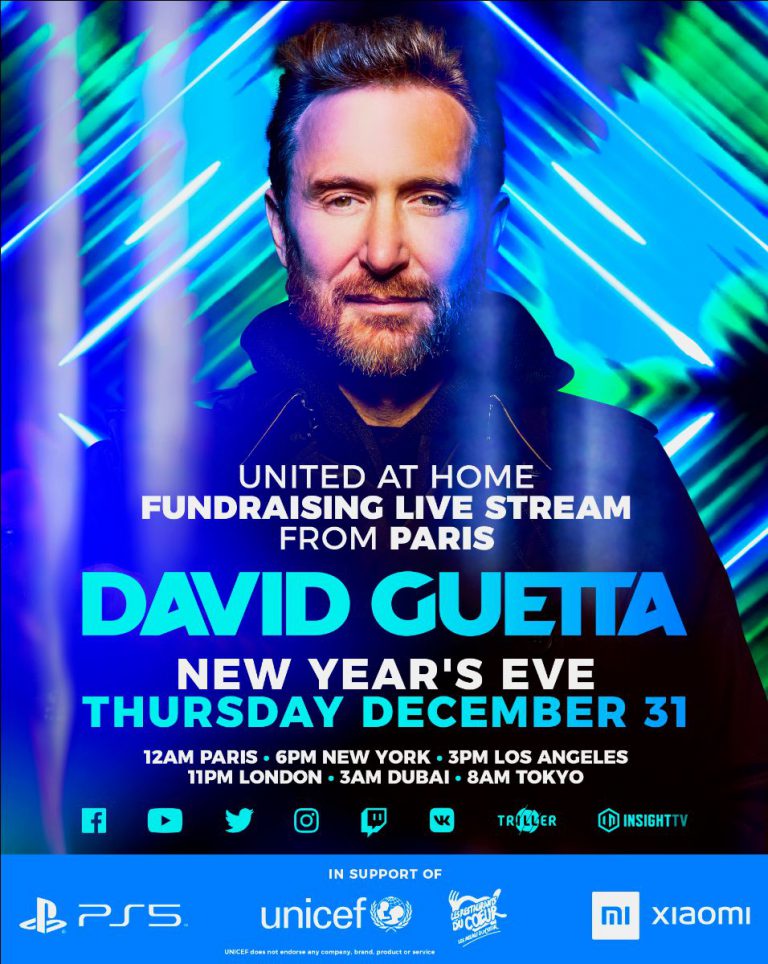 David Guetta Announces United At Home in Paris on NYE EDM Identity