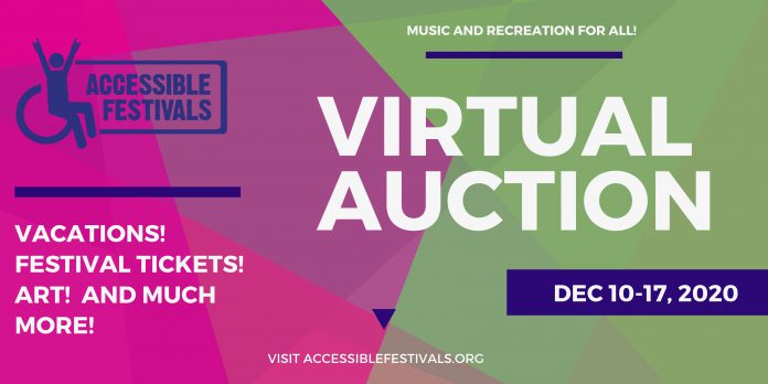 Accessible Festivals Event Series Virtual Auction Accessible Festivals Event Series Virtual Auction