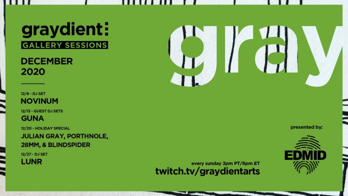 Graydient Collective Gallery Sessions December 2020 Flyer Graydient Collective Gallery Sessions December 2020 Flyer