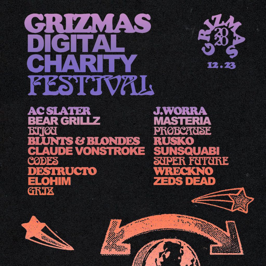 12 Days of GRiZMAS Digital Charity Festival Lineup
