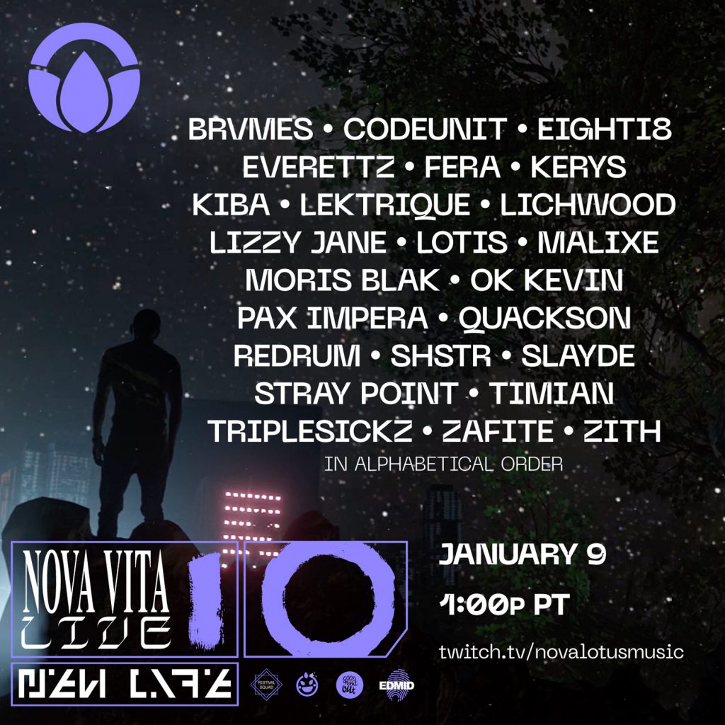 Nova Lotus - Nova Vita Live Lineup