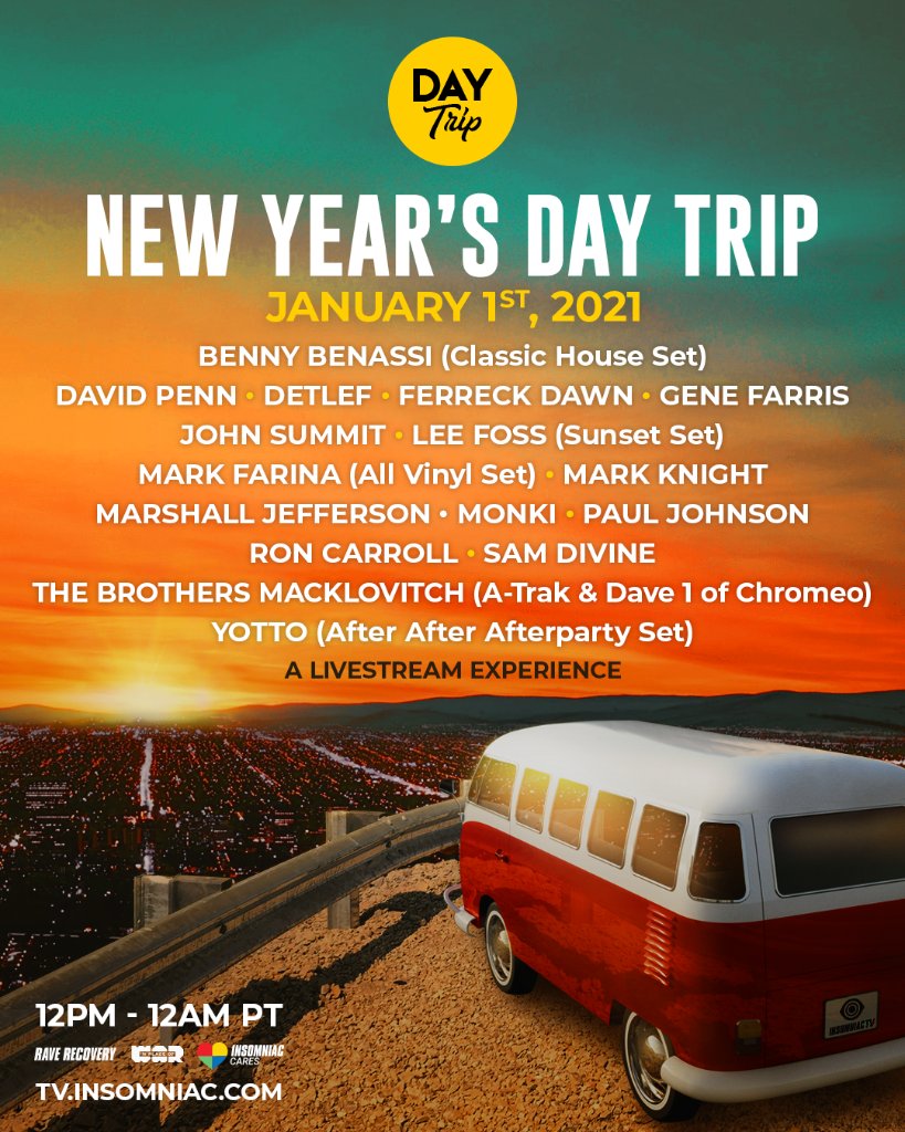 New Year's Day Trip Livestream - Lineup