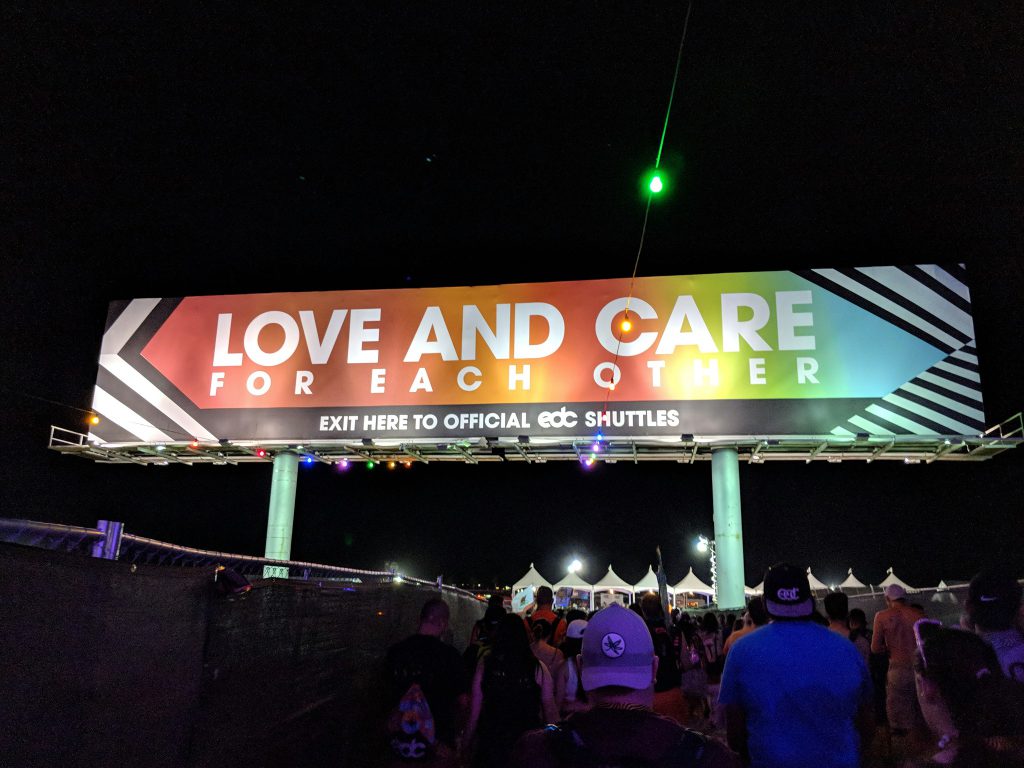 Love And Care For Each Other Insomniac EDC Las Vegas 2019