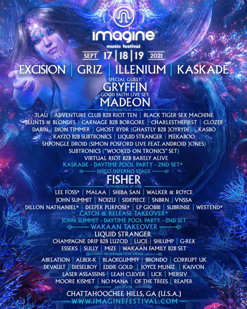 Imagine Music Festival 2021 Lineup