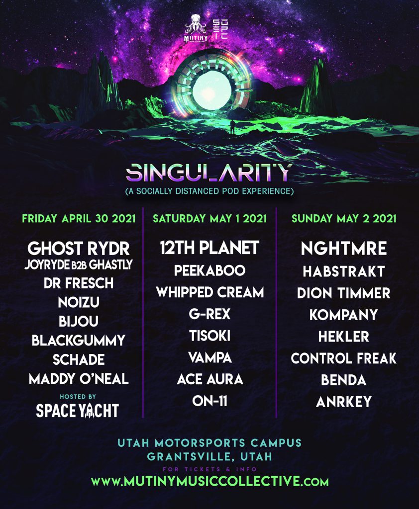 Mutiny Music Collective Singularity - Event Lineup