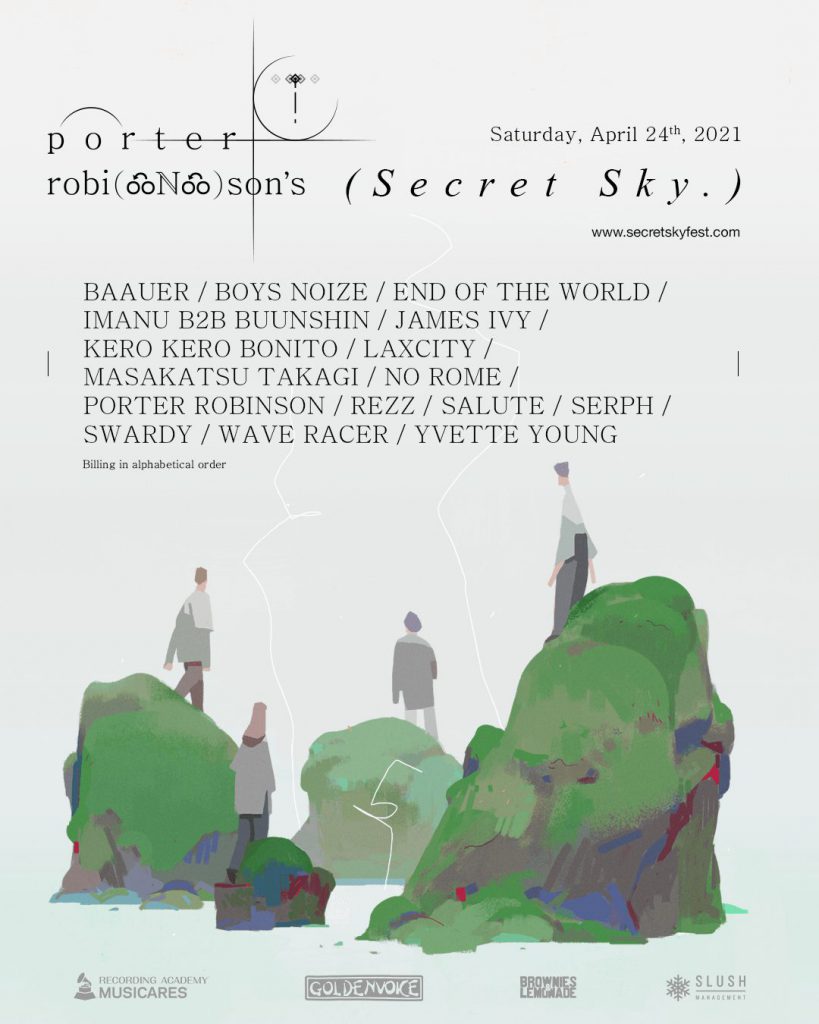 Porter Robinson Secret Sky 2021 Lineup