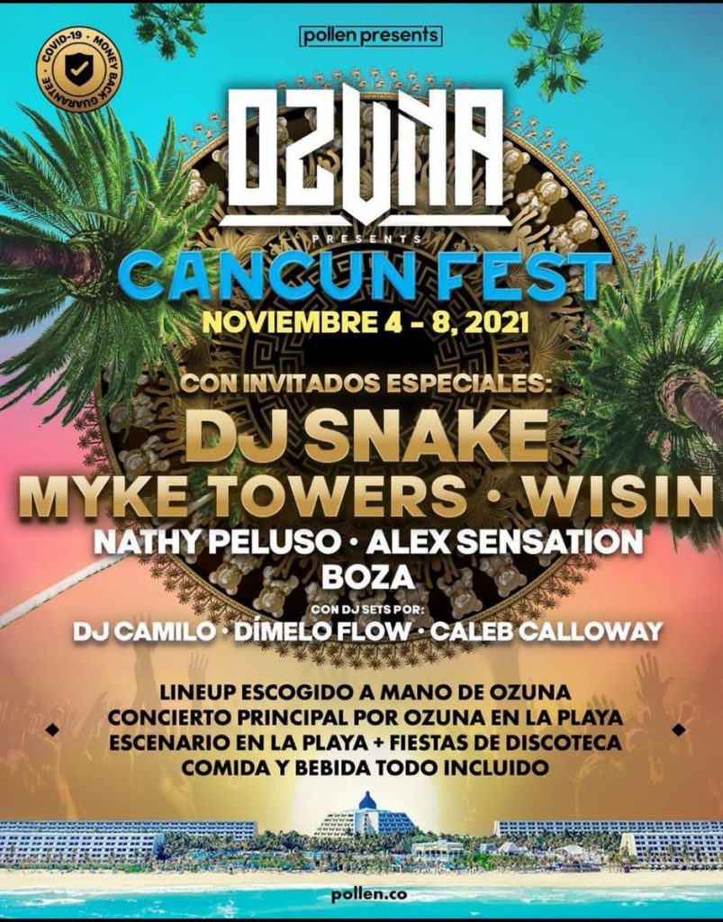 Ozuna Presents Cancun Fest 2021 Lineup