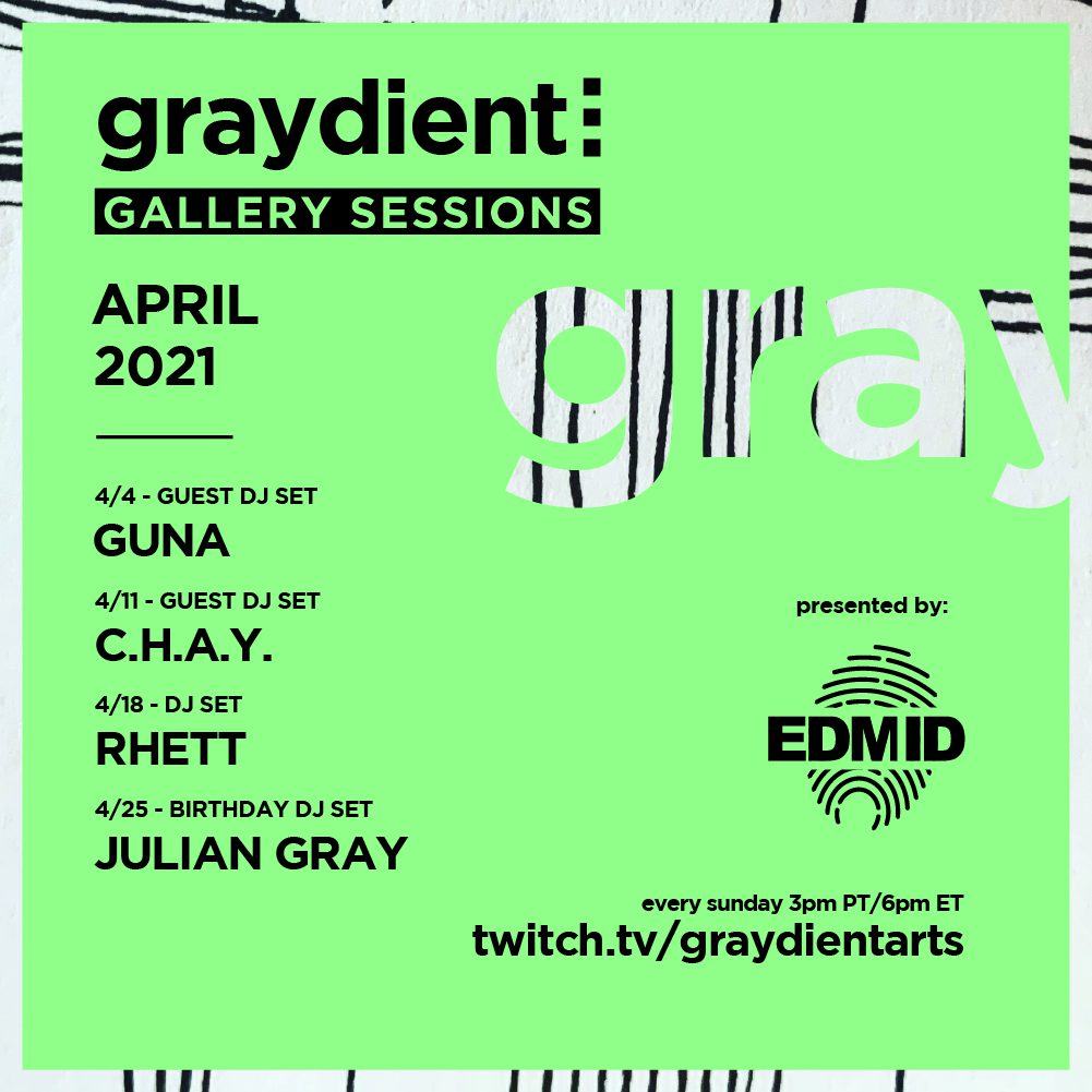 Graydient Collective Gallery Sessions April Lineup