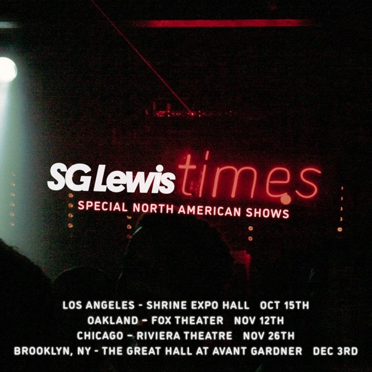 SG Lewis times North American Tour