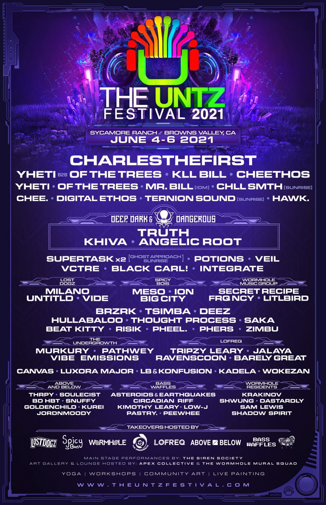 Get Ready For The Untz Festival 2021 EDM Identity