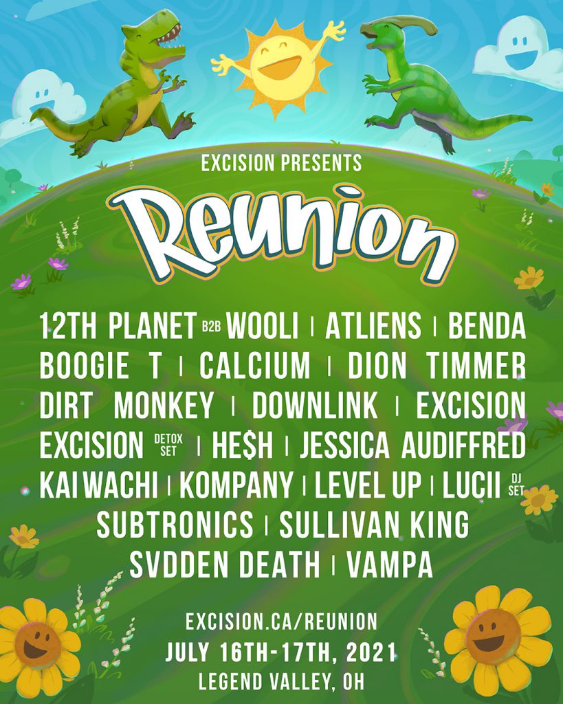 Excision Presents Reunion 2021 Lineup