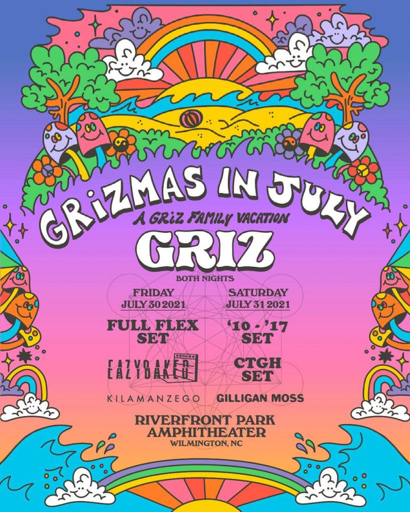 GRiZMAS in July 2021 - Lineup