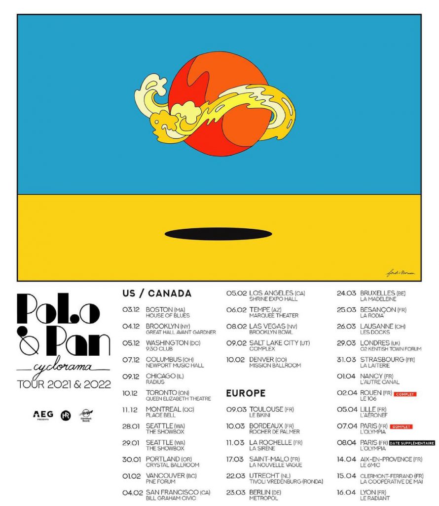 Polo & Pan - Cyclorama Tour Dates 2021/2022