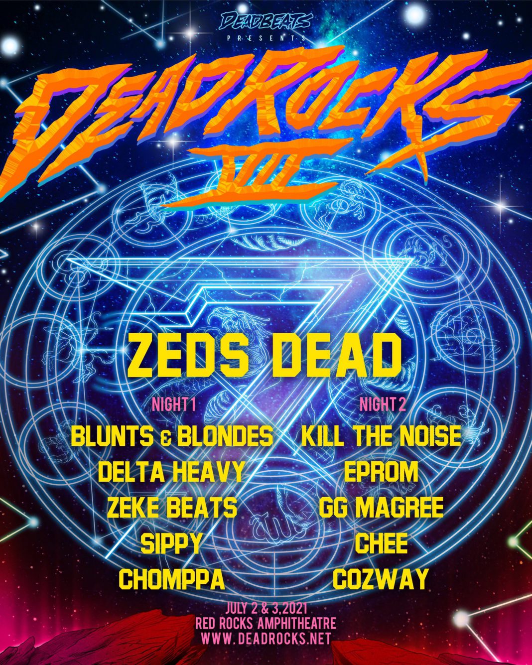 Zeds Dead Releases Lineup for Deadrocks VII EDM Identity