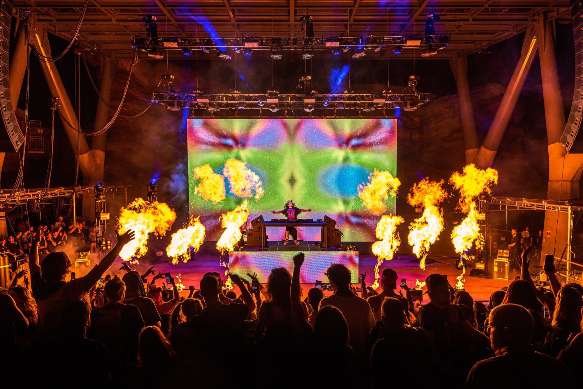 Subtronics Threw Down During Headline Debut at Red Rocks EDM Identity