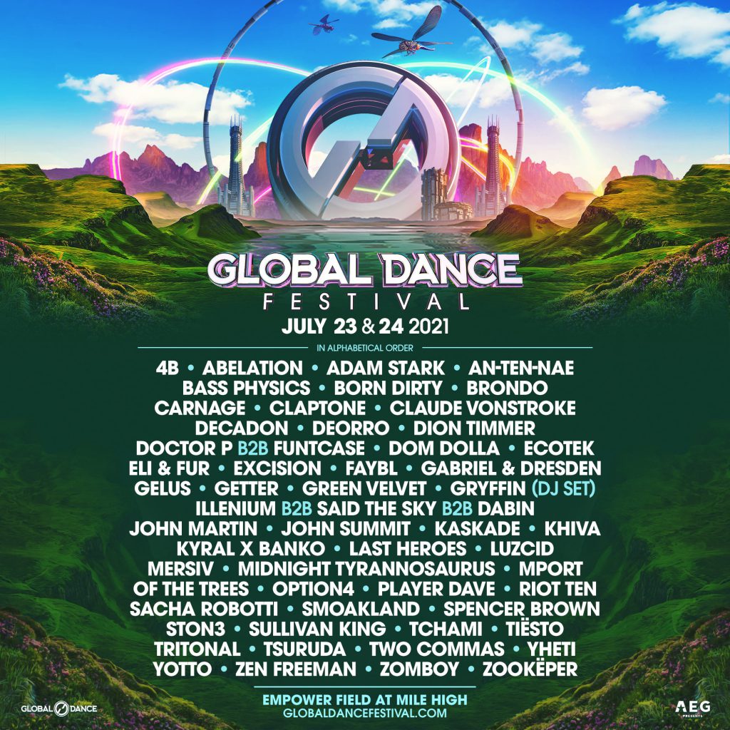 Global Dance Festival 2021 Lineup