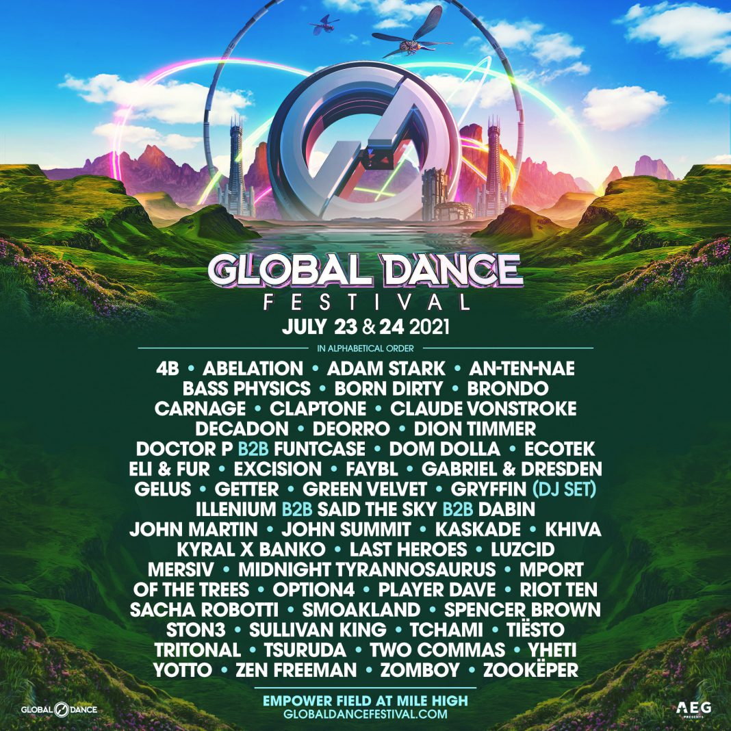 Global Dance Festival Announces Stacked Lineup for 2021 Edition EDM