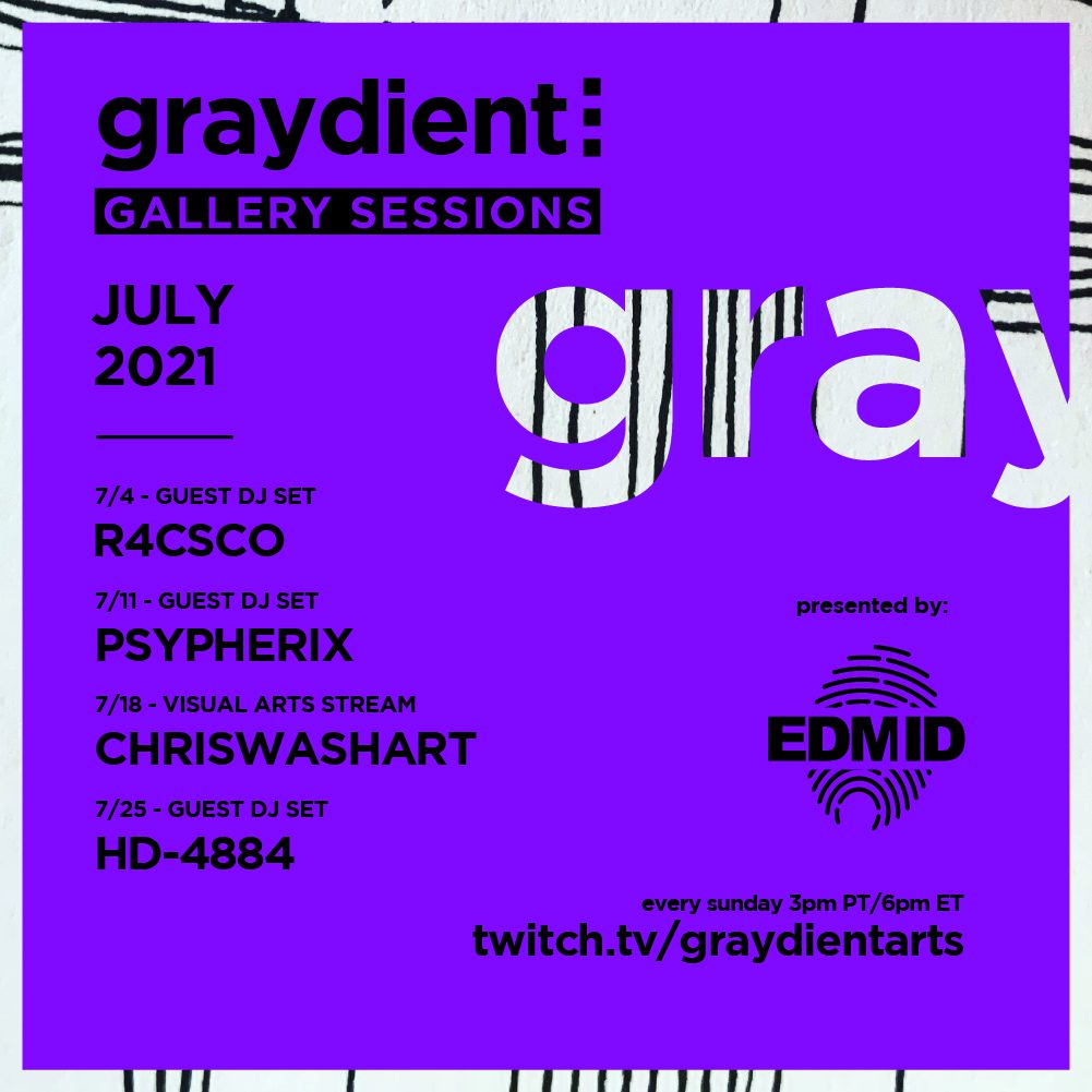 Graydient Collective Gallery Sessions July Lineup