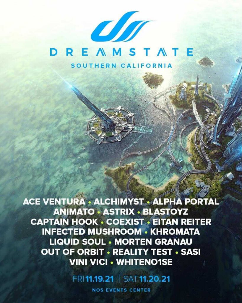 Dreamstate SoCal 2021 Lineup Announce 3