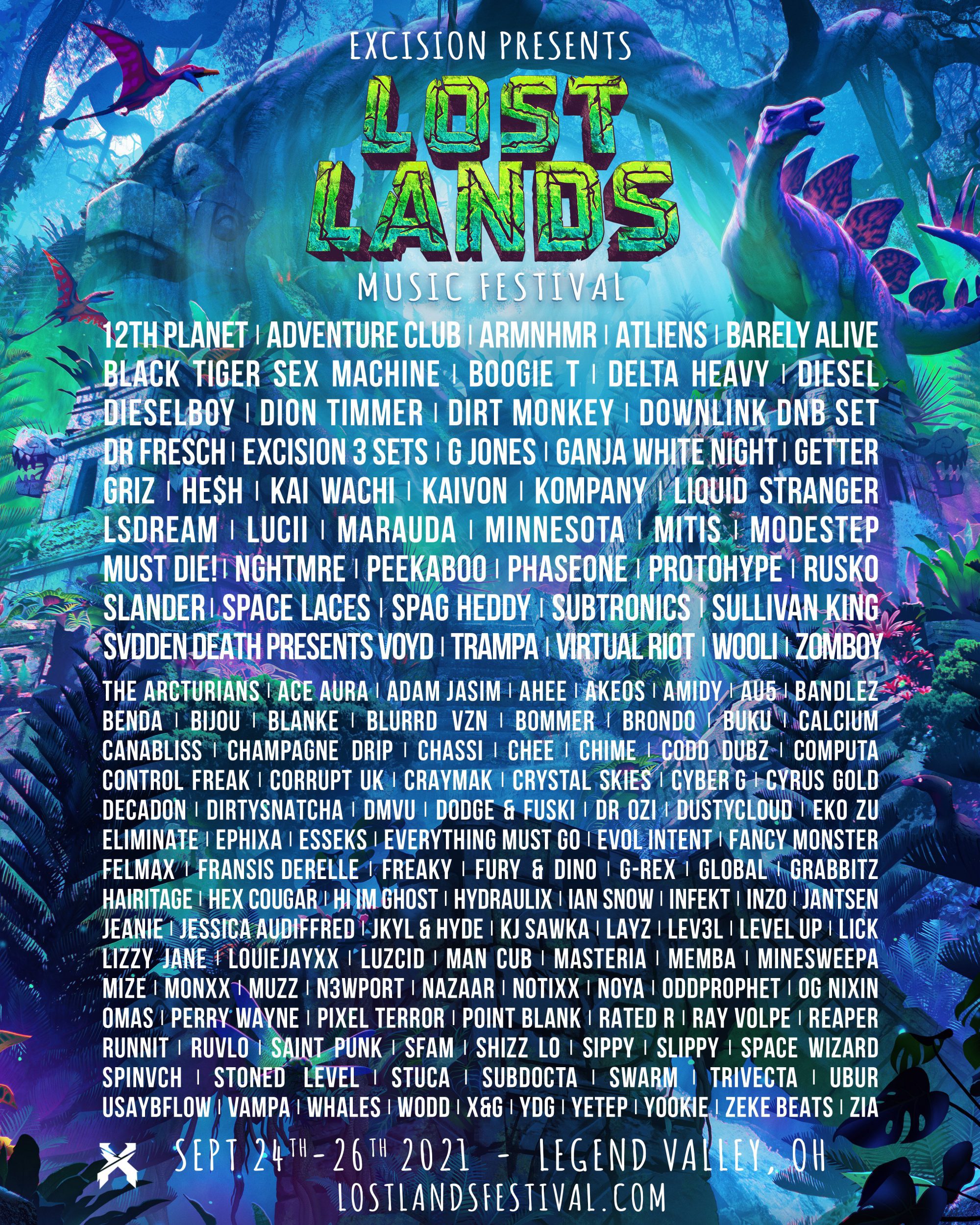 Excision Reveals Lineup for Lost Lands 2021 | EDM Identity