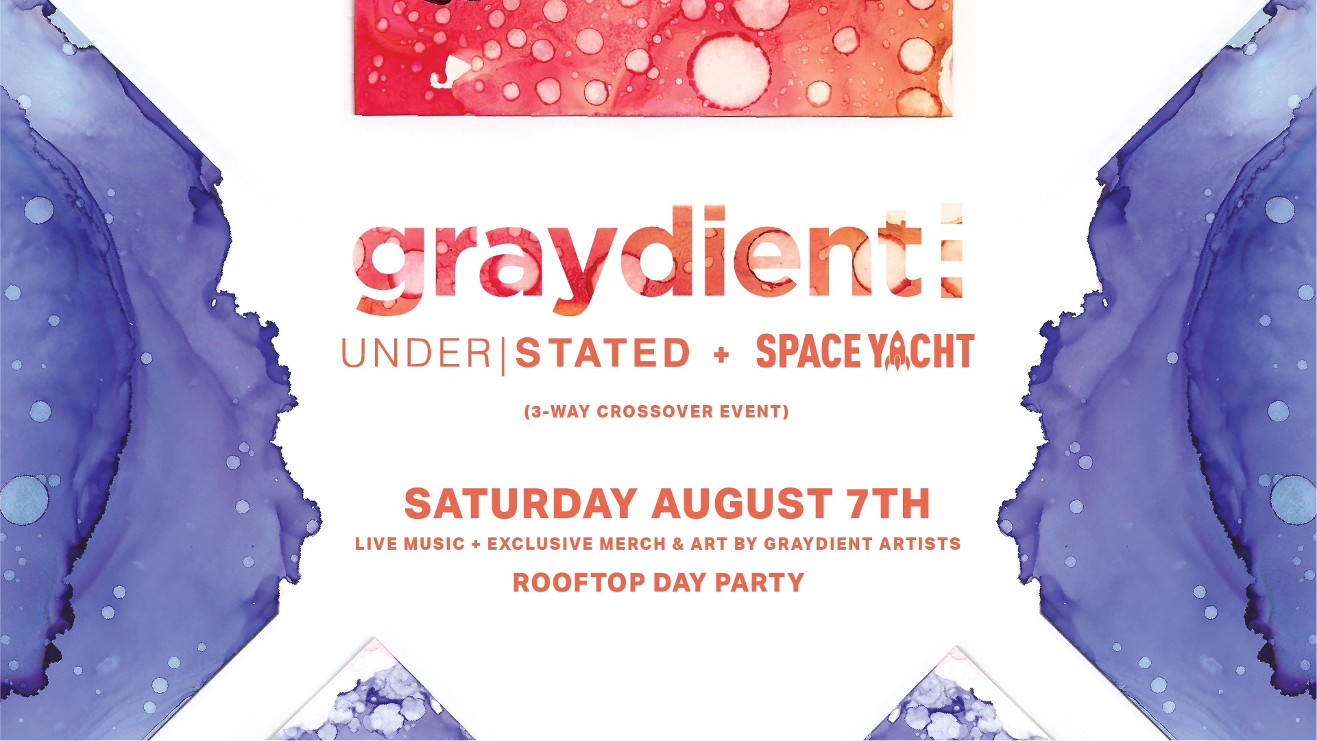 Graydient Arts Day Party Space Yacht Understated