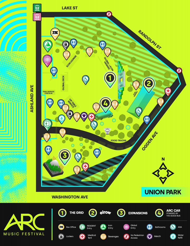 ARC Music Festival 2021 Map