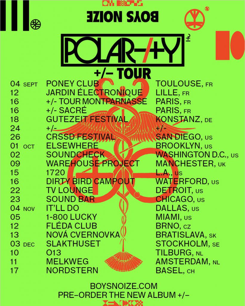 Boys Noize - +_- polarity tour dates - final 