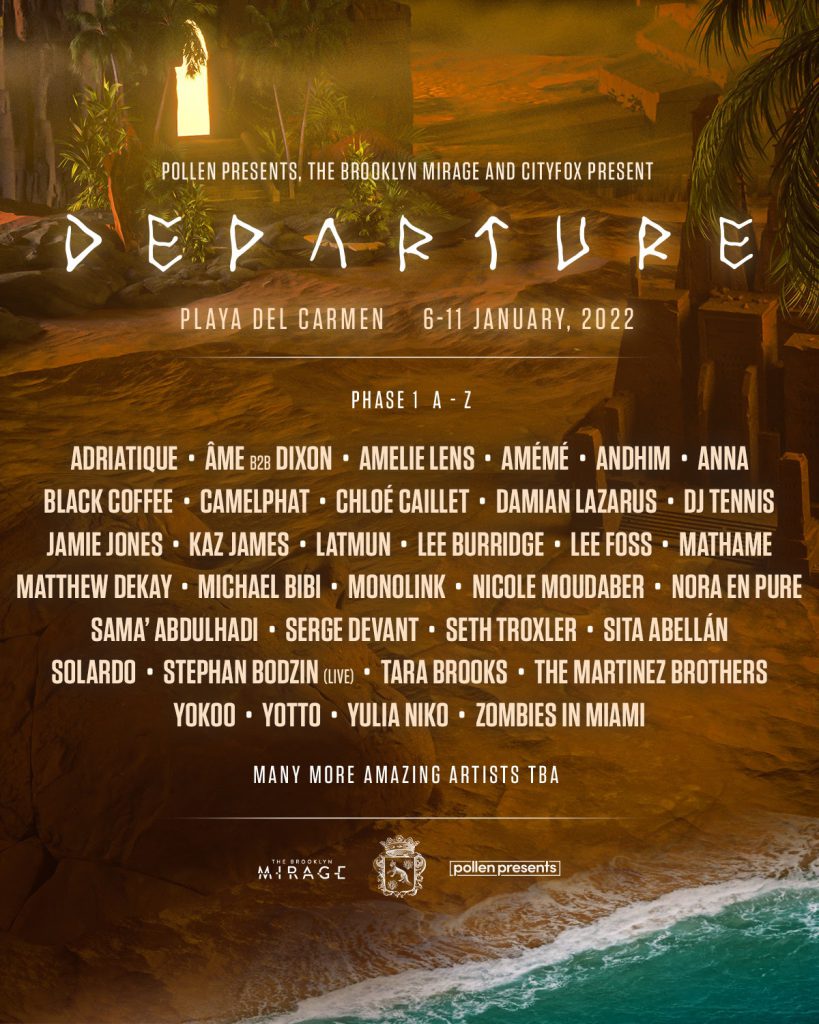 Departure 2022 Phase 1 Lineup