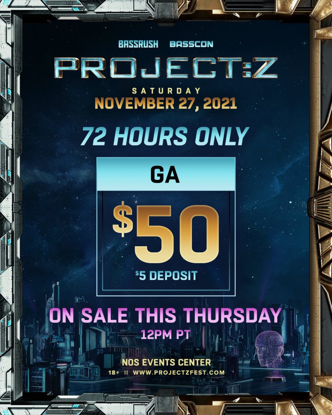 Bassrush and Basscon Announce Return of Project Z EDM Identity