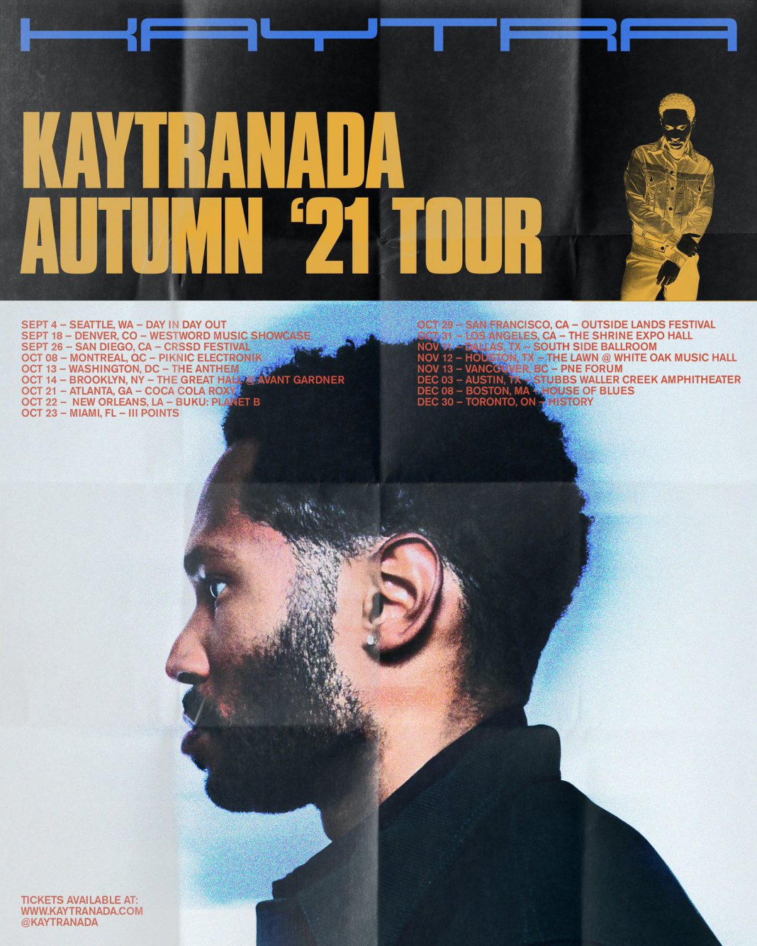 kaytranada tour dates