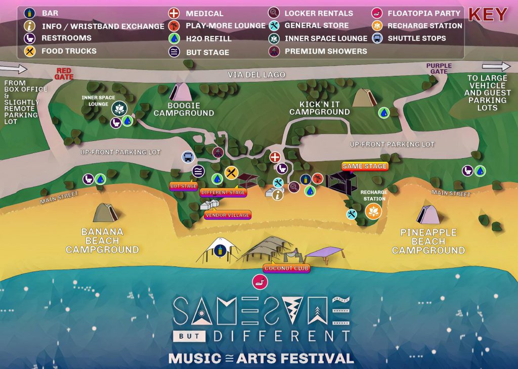 Same Same But Different 2021 Festival Map