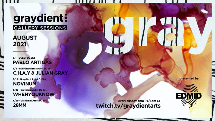 Graydient Collective Gallery Sessions August Lineup Graydient Collective Gallery Sessions August Lineup