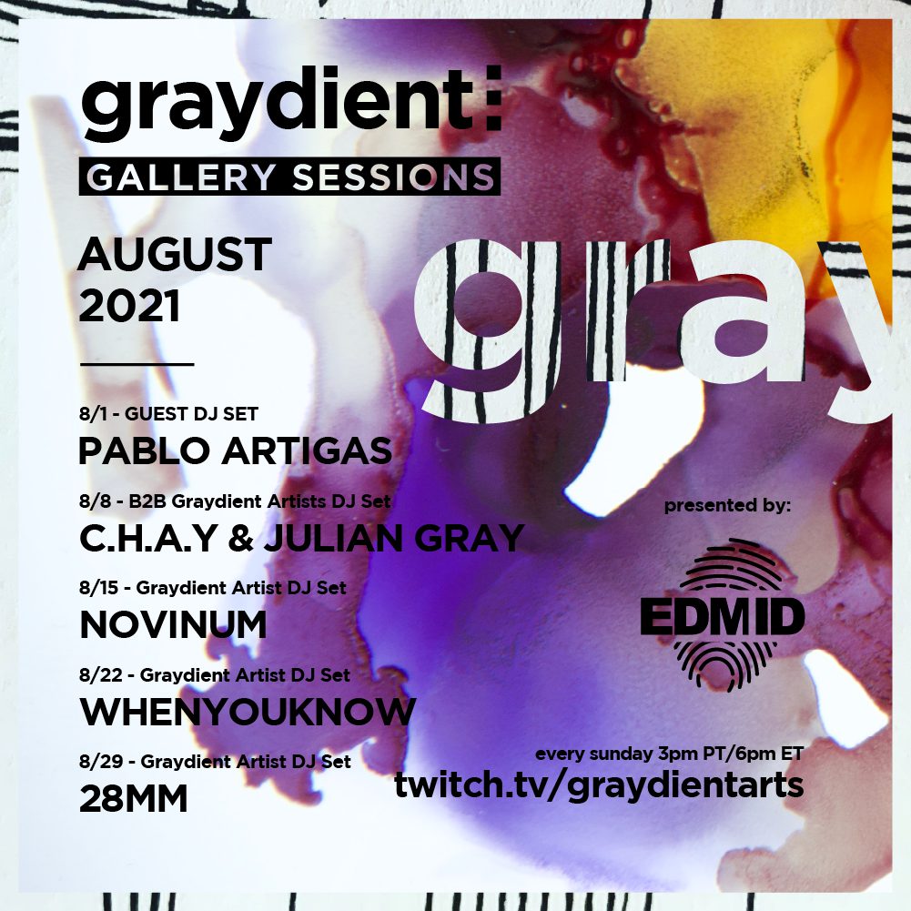 Graydient Collective Gallery Sessions August Lineup