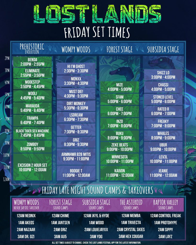 Lost Lands Set Times 2024 Calendar Lyssa Chloris