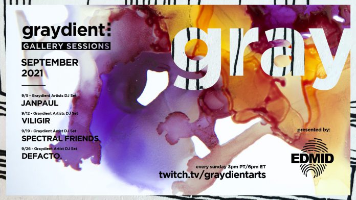 Gradyient Collective Gallery Sessions September Schedule Gradyient Collective Gallery Sessions September Schedule