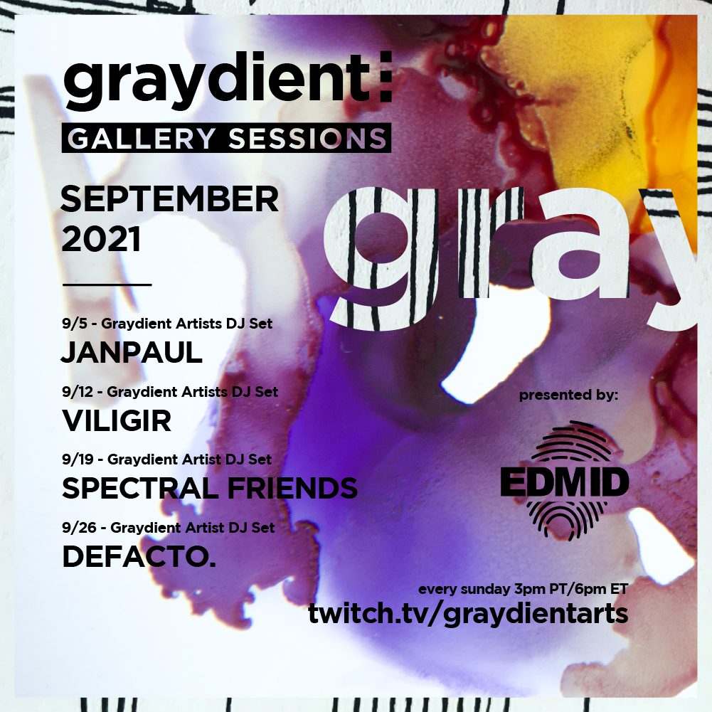 Gradyient Collective Gallery Sessions September Schedule