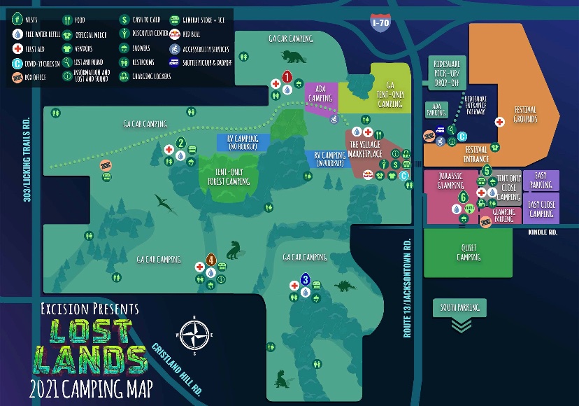 lost lands 2021 camping map