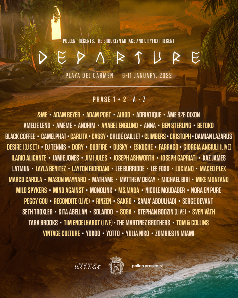 Departure 2022 Phase 2 Lineup