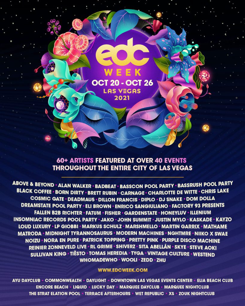 EDC Week 2021 - Lineup