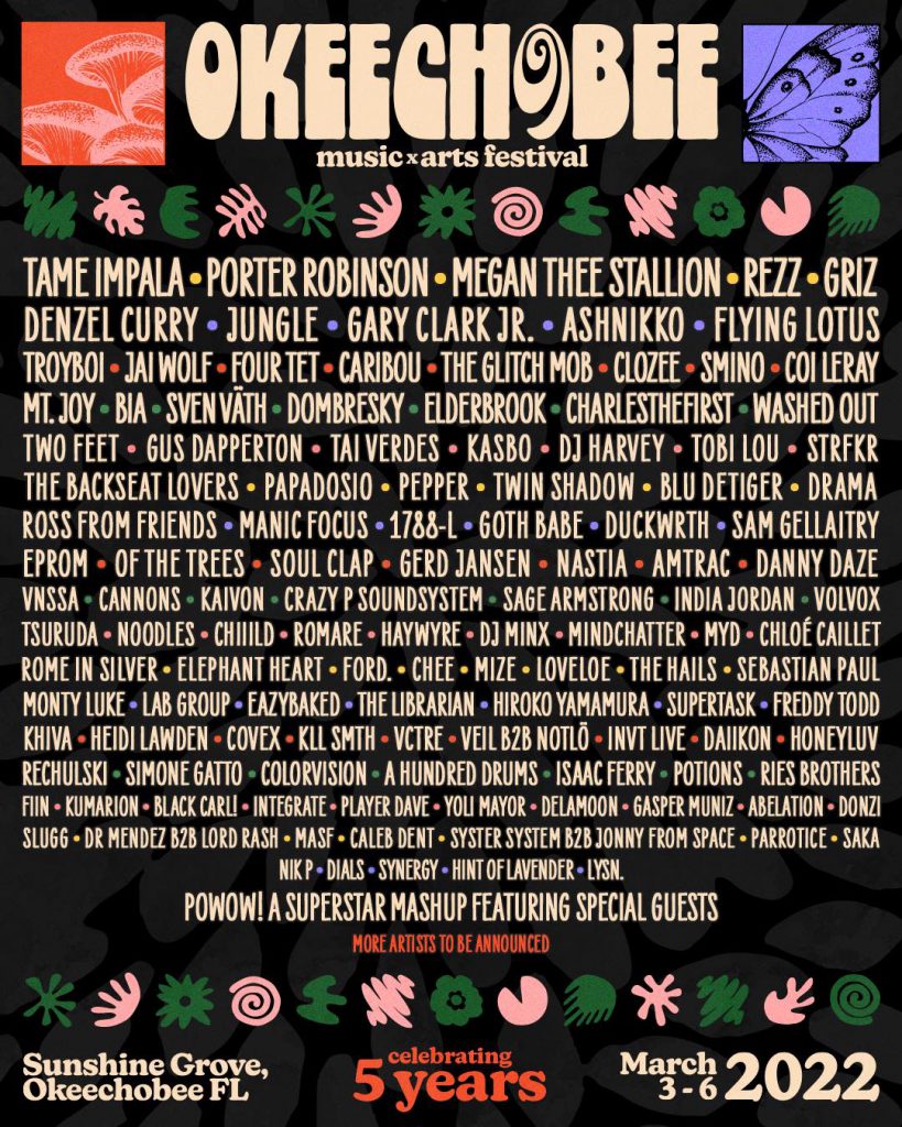 Okeechobee Music + Arts Festival 2022 Lineup