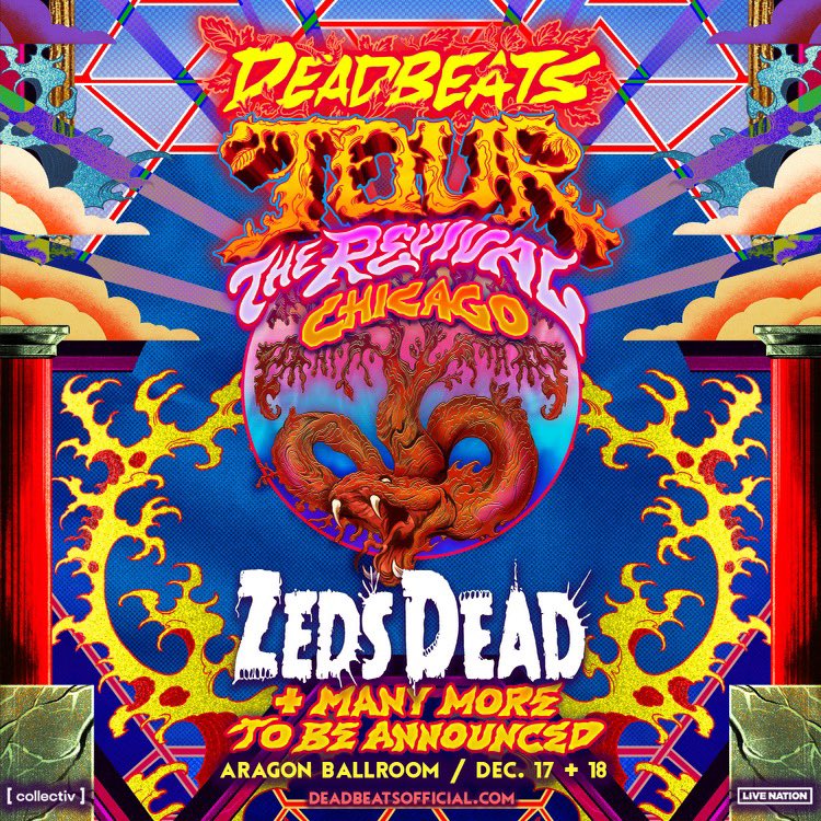 Zeds Dead Deadbeats Chicago Announcement